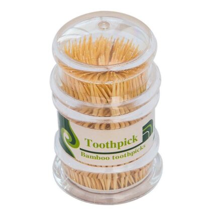STRONG DOUBLE HEADED BAMBOO DENTAL TOOTHPICK