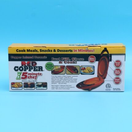 Red Copper Electrical Double Layers Non-Stick pot