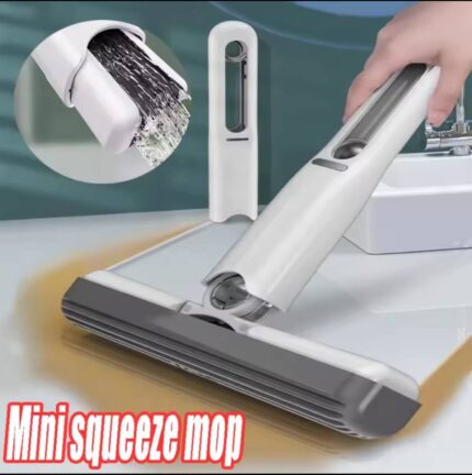MULTIPURPOSE SELF-SQUEEZING FOLDING MINI MOP

PRODUCT DESCRIPTION
• Compact, lightweight & foldable
• Self-squeezing design keeps hands clean and dry
• Highly absorbent sponge for fast water pickup
• Works on tables, kitchen slabs, bathrooms, glass, tiles & car interiors
• Durable handle for long-term use
• Ideal for home, office, shop & travel
No bending. No dirty water.
Neat cleaning in seconds.