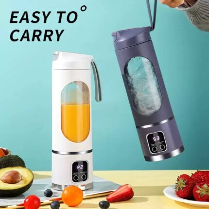 QUALITY COLOUR-CHANGING RECHARGEABLE SMOOTHIE MAKER/JUICER WITH SPEEDY BLADES (ICE CRUSHING JUICER